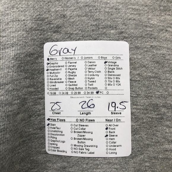 Vintage 2001 Nike Baltimore Ravens Super Bowl XXXV Sweatshirt Mens Large Gray - Picture 2 of 14